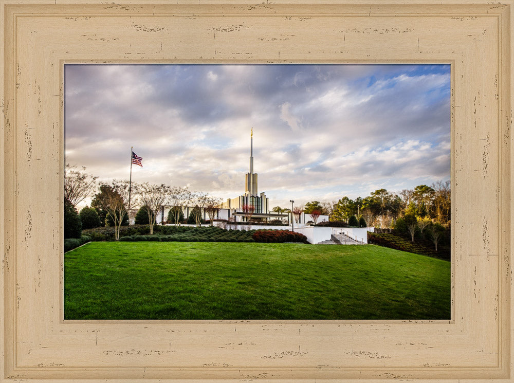 Atlanta Temple - Lawn View by Scott Jarvie