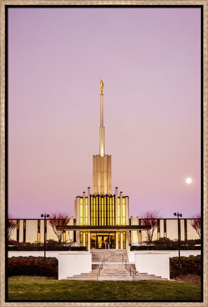 Atlanta Temple - Pink Morning by Scott Jarvie