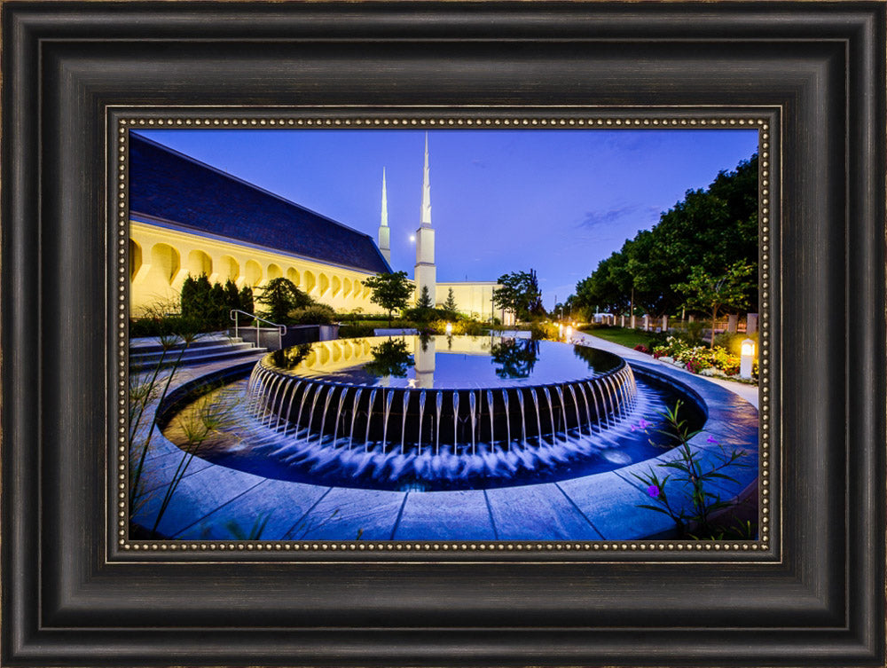 Boise Temple - Reflection Pool by Scott Jarvie