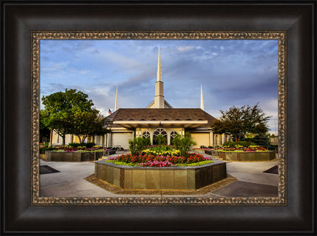 Boise Temple - Flowers by Scott Jarvie