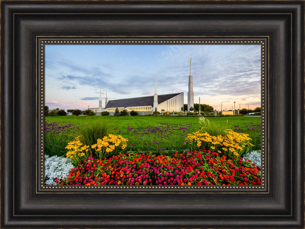 Boise Temple - Garden View by Scott Jarvie