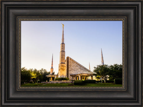 Dallas Temple - Lights at Dusk by Scott Jarvie