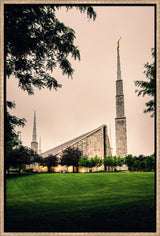 Chicago Temple - Cloudy Skies by Scott Jarvie