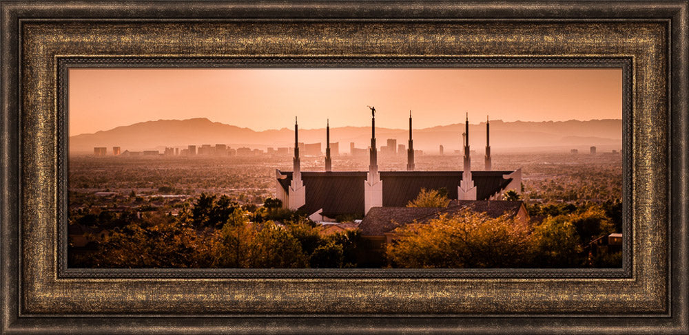 Las Vegas Temple - City in Sepia by Scott Jarvie