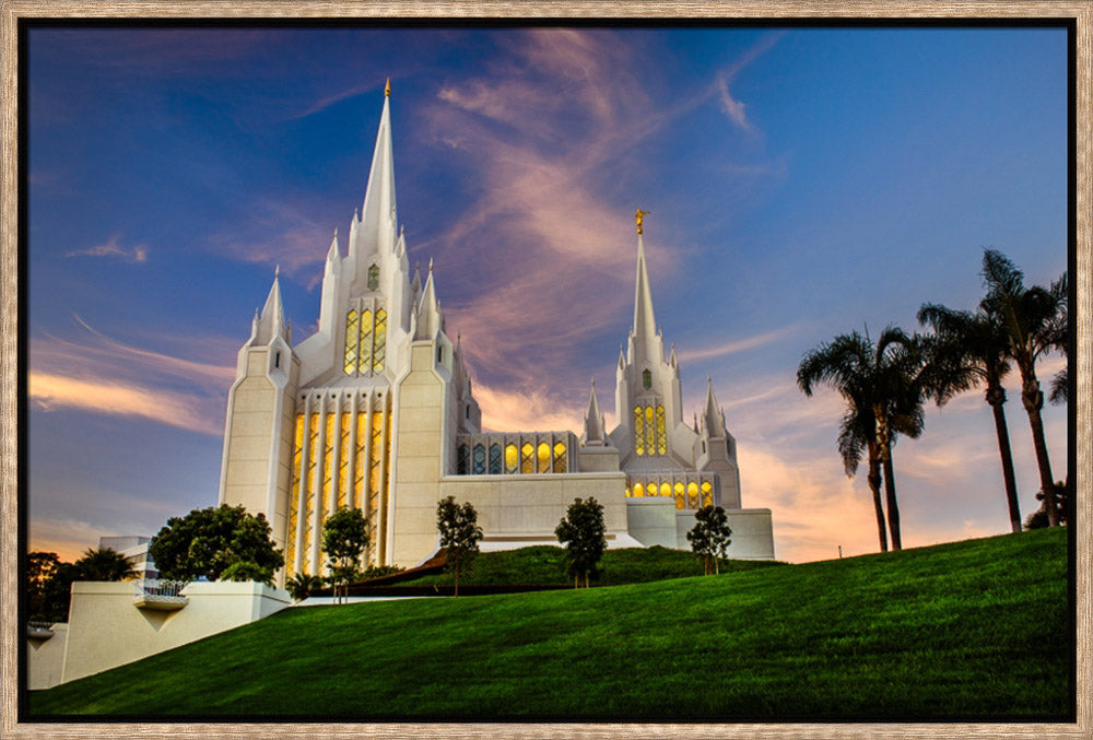 San Diego Temple - Sunset by Scott Jarvie