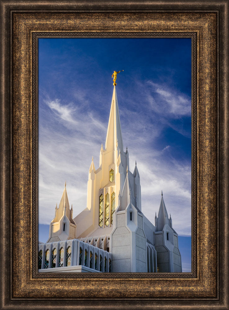 San Diego Temple - In the Sky by Scott Jarvie