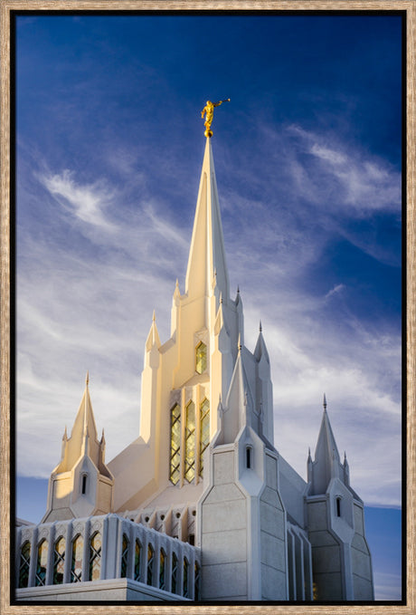 San Diego Temple - In the Sky by Scott Jarvie