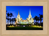 San Diego Temple - Lights on a Hill by Scott Jarvie