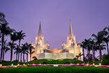 San Diego Temple - Morning in Purple by Scott Jarvie