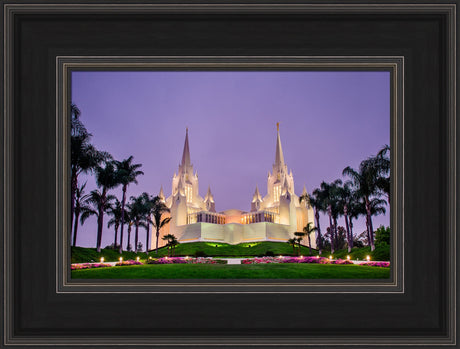 San Diego Temple - Morning in Purple by Scott Jarvie