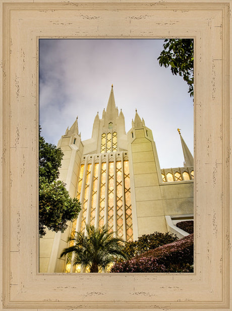 San Diego Temple - Looking Up by Scott Jarvie