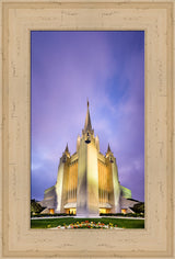 San Diego Temple - Twilight Vertical by Scott Jarvie