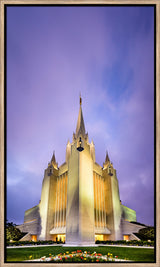 San Diego Temple - Twilight Vertical by Scott Jarvie