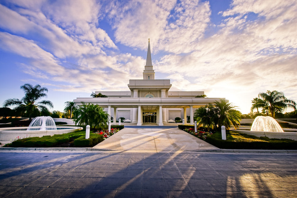 Orlando Temple - Fountains by Scott Jarvie