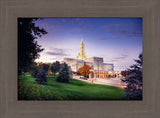 Bountiful Temple - Fall Sunrise by Scott Jarvie