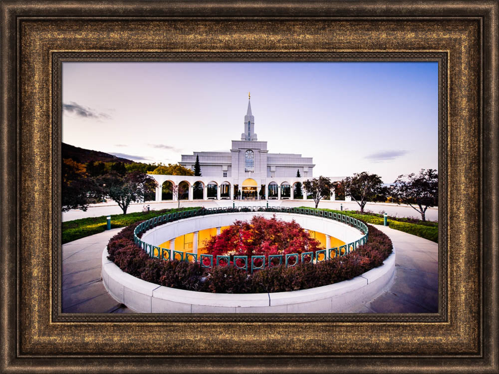 Bountiful Temple - Red Tree by Scott Jarvie