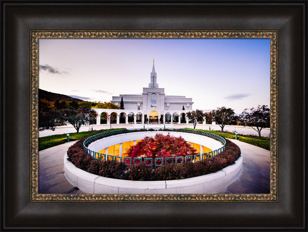 Bountiful Temple - Red Tree by Scott Jarvie