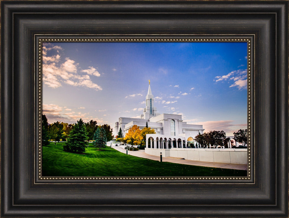 Bountiful Temple - Early Fall by Scott Jarvie