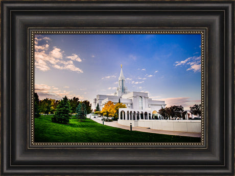 Bountiful Temple - Early Fall by Scott Jarvie