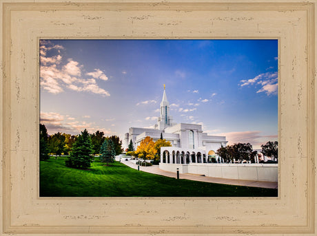 Bountiful Temple - Early Fall by Scott Jarvie