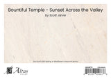 Bountiful Temple - Sunset Across the Valley by Scott Jarvie