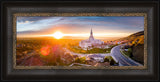 Bountiful Temple - Sunset Panorama by Scott Jarvie