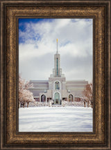 Mt Timpanogos Temple - Snowy White by Scott Jarvie