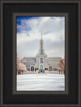 Mt Timpanogos Temple - Snowy White by Scott Jarvie