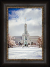 Mt Timpanogos Temple - Snowy White by Scott Jarvie