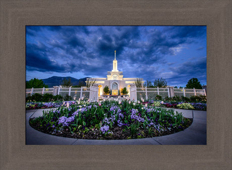 Mt Timpanogos Temple - Flowers by Scott Jarvie