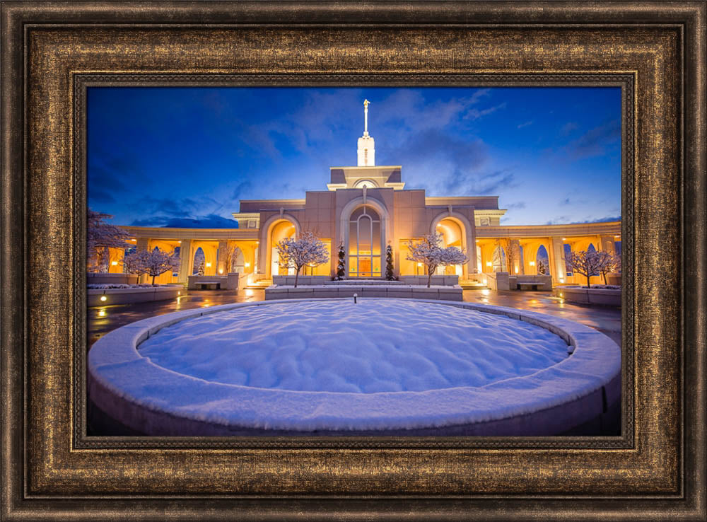 Mt Timpanogos Temple - In the Early Morning by Scott Jarvie