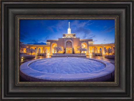 Mt Timpanogos Temple - In the Early Morning by Scott Jarvie