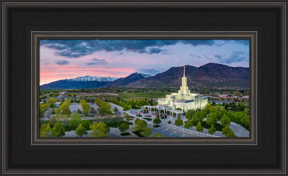 Mt Timpanogos Temple - Nestled in the Mountains by Scott Jarvie