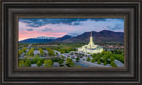 Mt Timpanogos Temple - Nestled in the Mountains by Scott Jarvie