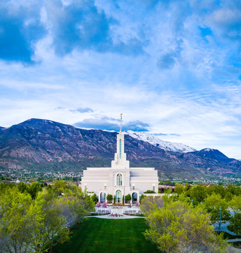 Mt Timpanogos Temple - In Front of Timpanogos by Scott Jarvie