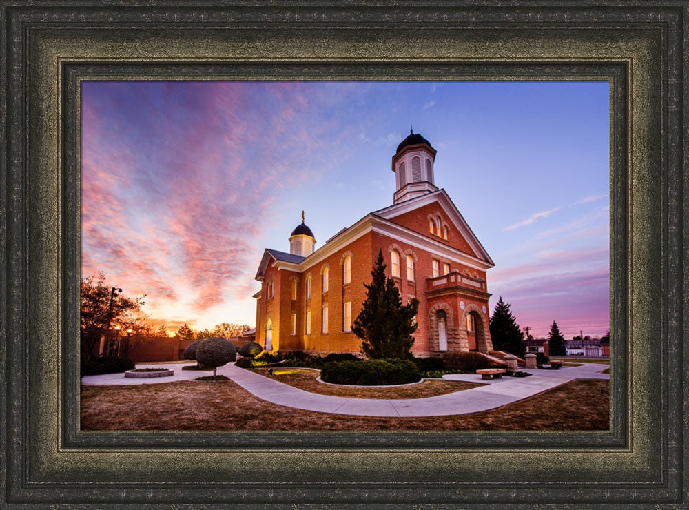 Vernal Temple - Sunrise West by Scott Jarvie