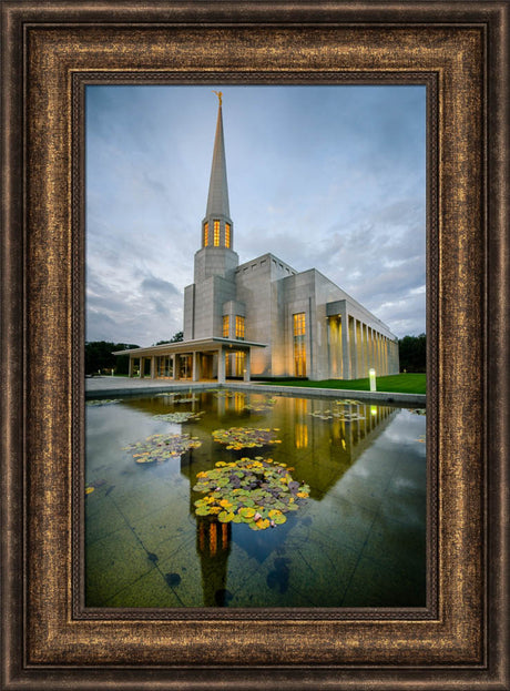 Preston Temple - Morning Reflection by Scott Jarvie