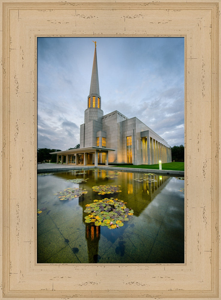 Preston Temple - Morning Reflection by Scott Jarvie