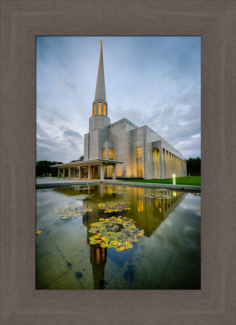 Preston Temple - Morning Reflection by Scott Jarvie