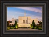 Spokane Temple - Sign with Lights by Scott Jarvie