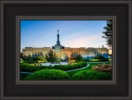 Spokane Temple - Garden Courtyard by Scott Jarvie