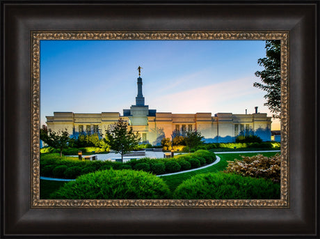 Spokane Temple - Garden Courtyard by Scott Jarvie