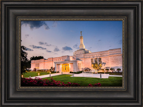 Columbus Temple - Evening Shadows by Scott Jarvie