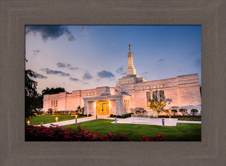 Columbus Temple - Evening Shadows by Scott Jarvie