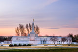 Bismarck Temple - Sunset Sign by Scott Jarvie