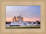 Bismarck Temple - Sunset Sign by Scott Jarvie