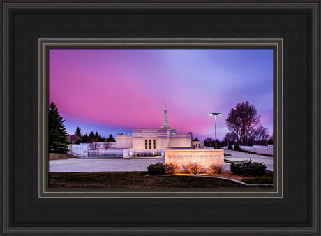 Bismarck Temple - Pink Evening by Scott Jarvie