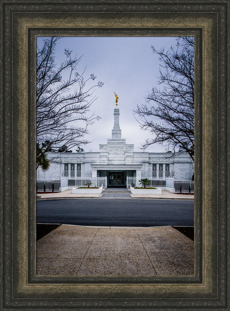 Columbia Temple - Front with Trees by Scott Jarvie