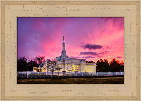 Detroit Temple - Pink Sunset by Scott Jarvie