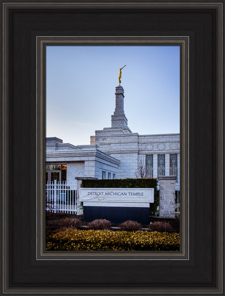 Detroit Temple - Sign by Scott Jarvie